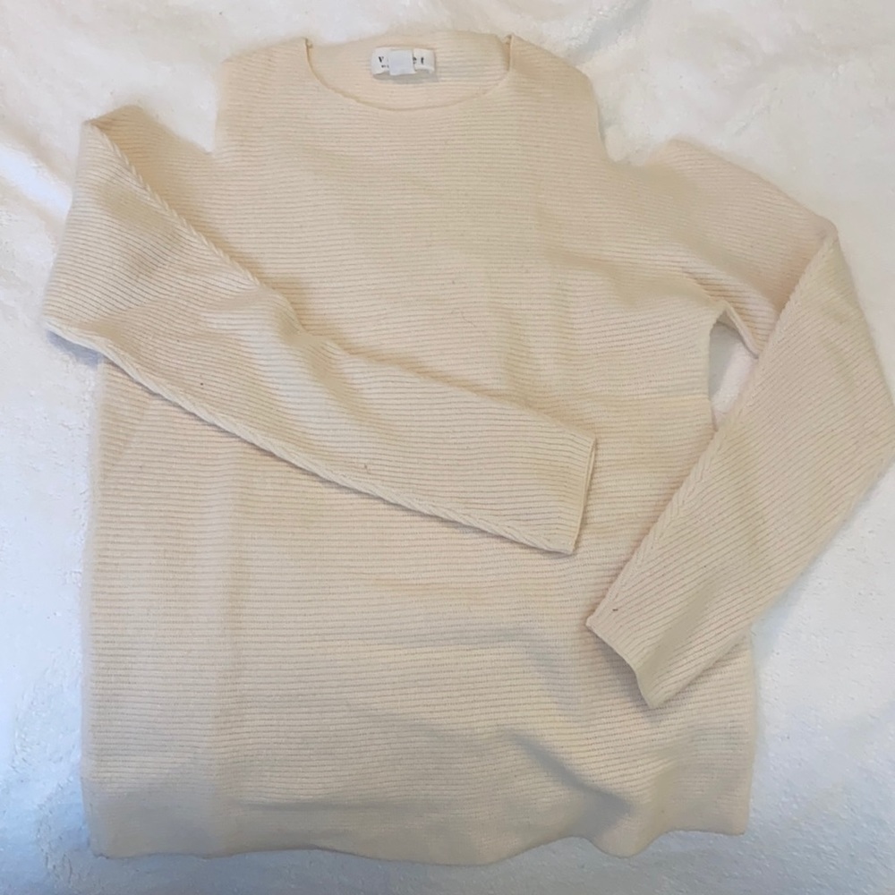 Cold shoulder sweater